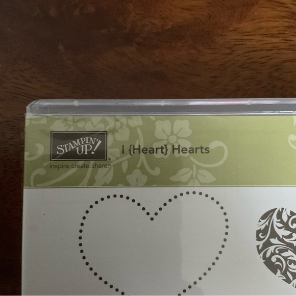 Stampin Up! I (Heart) Hearts set of 8 clear mount stamp set - Picture 3 of 5